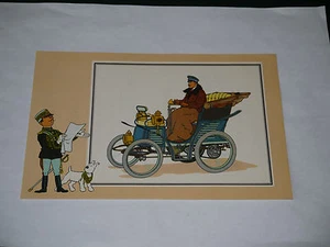 HERGE CHROMOS TINTIN VOIR ET SAVOIR AUTOMOBILE ORIGINE A 1900  SÉRIE 8 N°59 - Picture 1 of 1