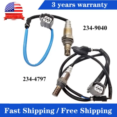 Sensor de oxígeno para 2004 2005 2006 2007 2008 Acura Tsx 2,4 L L4 2 piezas aguas arriba+aguas abajo Foto 1 de 4