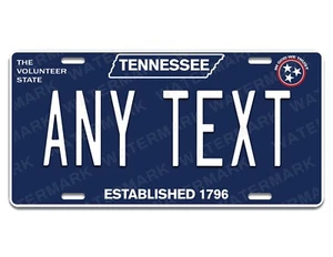 Custom Personalized Tennessee Est 1796 Novelty Car License Plate Any Text - Picture 1 of 2