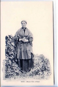 CP 22 Côtes d'Armor - Jeune fille d'Uzel - Imagen 1 de 2