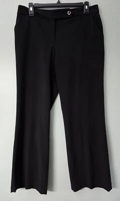 Calvin Klein Career Casual Classic Fit Black Dress Pants Women's Size 10P Petite - Image 1 of 4