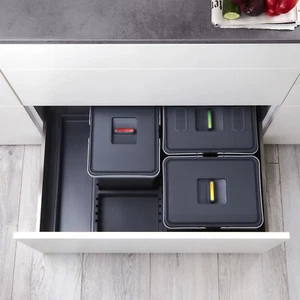 SOTECH DRAW Abfallsammler Abfallsystem für Schubladenauszug Korpusbreite 100 cm - Bild 1 von 12