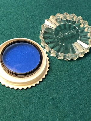 Tiffen Camera Filter 55mm 80A BLUE Lens Color Film - Image 1 of 3