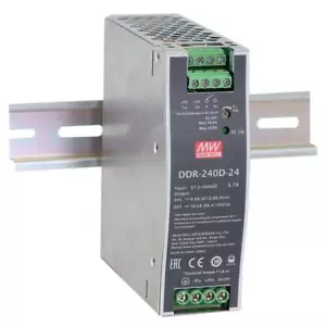 Mean Well DDR-240D-24 DC/DC Converter 240W DIN rail 67.2-154V:24V 10A - Picture 1 of 1