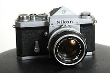 *NICE* EYE LEVEL PRISM NIPPON KOGAKU NIKON F 35mm film camera + 50mm f1.4 lens!