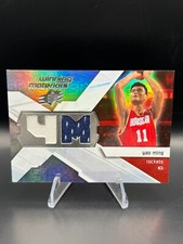 2008-09 SPx Winning Materials Yao Ming Dual Jersey Card #WMI-YM Patch LEGEND!
