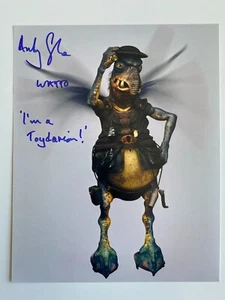 ANDY SECOMBE In-Person signiertes Autogramm 20x25cm Star Wars - Picture 1 of 1