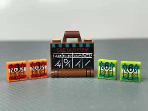 LEGO Minifigur Koffer Aktentasche Buch Tri-Wizard The Old Firm Score Card - Bild 1 von 6