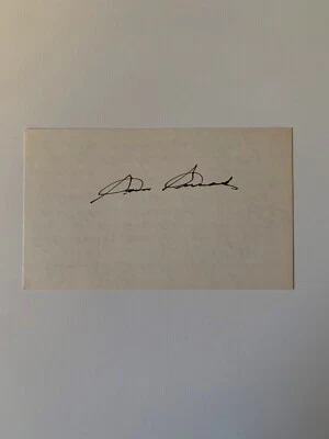 Sam Snead Golf Signed Autograph Index Card PSA DNA j2f1c - Image 1 of 3