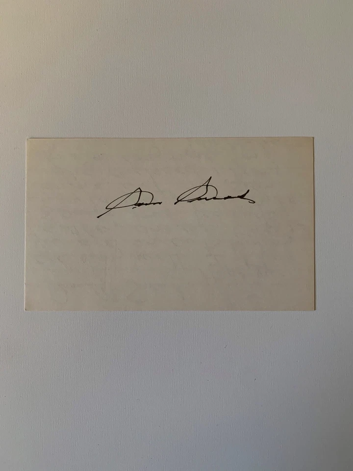 Sam Snead Golf Signed Autograph Index Card PSA DNA j2f1c - Image 1 of 3