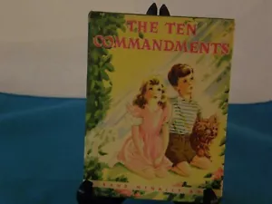 Die zehn Gebote: Kinderbuch Vintage Rand McNally Hardcover 1943 - Bild 1 von 1