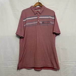 Travis Mathew Golf Polo Mens Red Size Xxl  - Picture 1 of 5