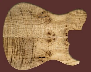 Figured Maple Guitar Top (M1016) - Picture 1 of 3