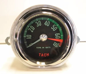 Tacómetro Corvette 1960 finales de 1961 - accionamiento generador - 6300 rpm Redline - nuevo - Imagen 1 de 1