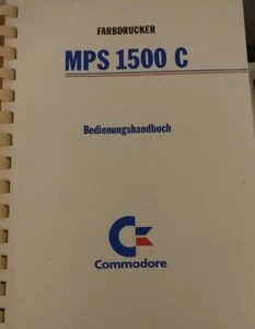 Commodore MPS 1500C Original Handbuch Deutsch Benutzerhandbuch (C64) - Imagen 1 de 1