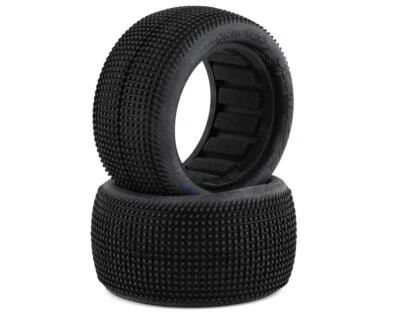 JConcepts Sprinter 2.2" Rear Buggy Dirt Oval Tires (2) (Aqua A2) [JCO3133-03] - Image 1 of 2