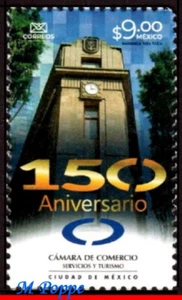 24-18 MEXIKO 2024 HANDELSKAMMER, 150 JAHRE, ARCHITEKTUR, TOURISMUS, POSTFRISCH - Bild 1 von 2