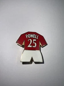 Manchester United Nick Powell #25Shirt Kit Badge Man Utd MUFC Pin Badge - Picture 1 of 3
