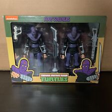 NECA TMNT Foot Soldiers Cartoon 2 Pack Teenage Mutant Ninja Turtles New Set