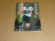 2011 Panini Elite ANDRE JOHNSON STATUS GOLD DIE CUT TEXANS /80 S4331