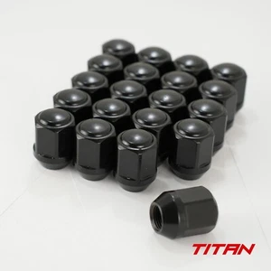 20 x M16x1.5 Black 60d Closed Steel Wheel Nuts fit Land Rover Defender 90 110 - Picture 1 of 6