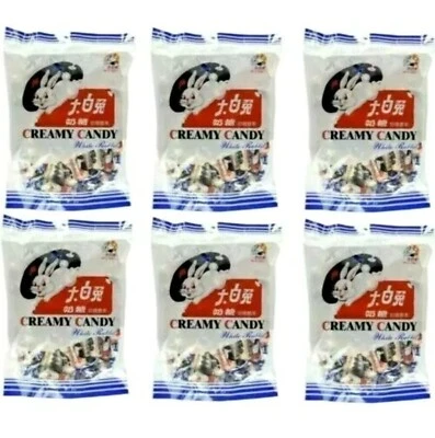 Caramelo masticable con leche cremosa de conejo blanco (paquete de 6) Foto 1 de 4