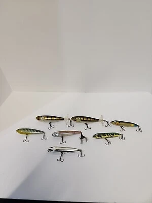 MIXED LOT OF 7 CRANKBAIT TOP WATER FISHING LURES (River2sea, Heddon, Berkley)  - Image 1 of 4