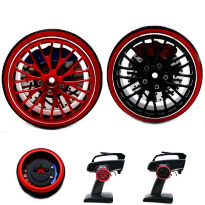 Transmitter Metal hand wheel Fit For frsky DgLiLo RC6GS Futaba JR TX RC Car - Image 1 of 4