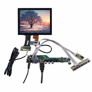 Carte contrôleur LCD USB HD VGA AV 8 pouces 1024x768 écran LCD tactile capacitif IPS - Photo 1/5