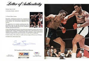 Muhammad Ali & Floyd Patterson Dual Signed PSA/DNA LOA Autographed 8X10 Photo - Picture 1 of 3