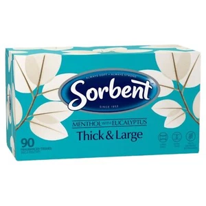 Sorbent Facial Tissues Thick & Large Menthol Fragranced - Picture 1 of 2