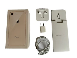 iPhone 8 64GB Original Box, Earplugs, USB Charger & Accessories Only! No Phone. - Photo 1 sur 2