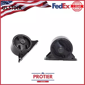 Front & Rear Motor Mount 2PCS Set Fit 97-02 Mitsubishi Mirage 1.5/1.8L Manual - Foto 1 di 4