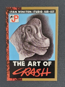 Jurassic Park Stan Winston Studio Biography Art Of Crash Card 76 Topps 1993