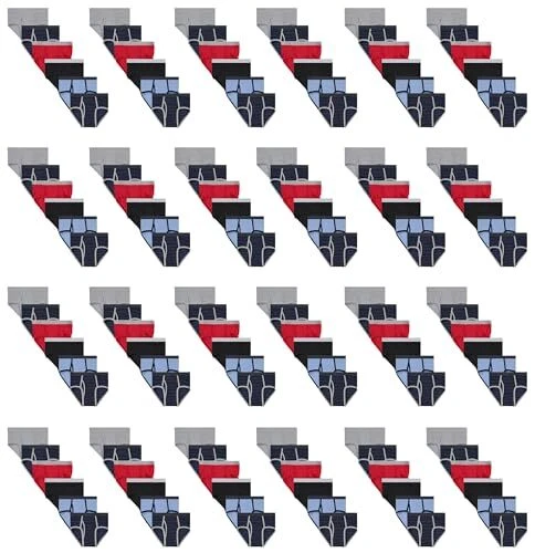 BILLIONHATS 144 Pack Boys Cotton Underwear Briefs,Bulk Donation Homeless Charity - Image 1 of 1