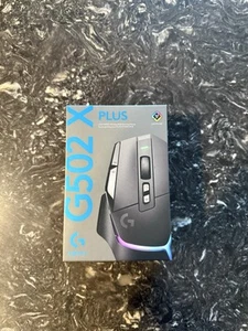 Logitech G502 X PLUS Wireless Gaming Mouse - Black - Mint Condition - Picture 1 of 6