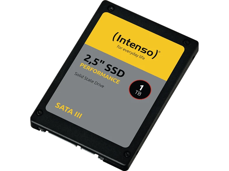 INTENSO Performance Festplatte, 1 TB SSD SATA 6 Gbps, 2,5 Zoll, intern - Bild 1 von 1