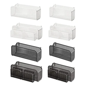 Hanging Storage Basket Storage Rack Magazine Holder Towel Rack Made of - Picture 1 of 32