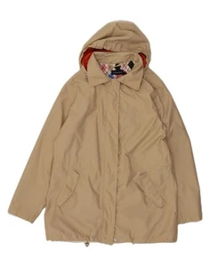 LANDS END Womens Loose Fit Hooded Utility Jacket UK 10/12 Medium Beige WW05 - Picture 1 of 3