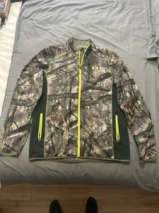 Men’s Under Armour Cold Gear Scent Control Mossy Oak Camo Jacket Medium - Picture 1 of 6