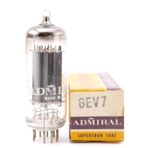 One ADMIRAL 6EV7 Tube NOS NIB Dual Triodes GM[%]: 107/103 AMPLITREX - Picture 1 of 2
