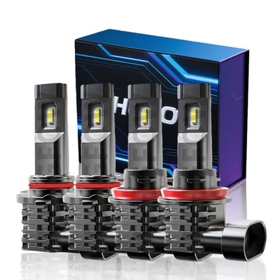 For Saturn Relay Van 4-Door 2005-2007 LED Headlights High Low Beam Bulbs Kit CSP Foto 1 de 4