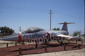 3Photo Slides Lockheed F-104D Starfighter Aircraft, Airshow - Picture 1 of 5