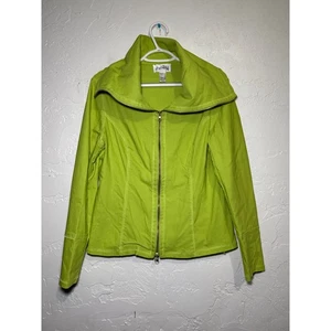 Joseph Ribkoff neongrün sportliche Stretch Jacke Damen 14 Outdoor Wandern Gym - Bild 1 von 6