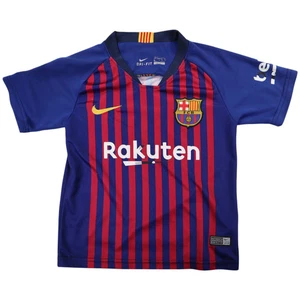 Camiseta Messi Barcelona local 2018/19 Nike niños auténtica Dri-Fit talla 4 - 5 años - Imagen 1 de 9