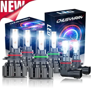 Faro LED haz alto/bajo + kit de faros antiniebla para Toyota Land Cruiser 1998-2007 - Imagen 1 de 14