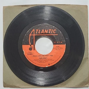 Foreigner ~ Feels Like The First Time/ Woman On Woman ~ Atlantic 45 RPM Record - Picture 1 of 4