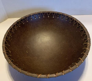 Vintage Holzschale mit Kreuzrand Teigschale Obstschale - Bild 1 von 10