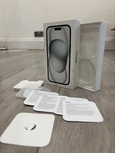 Apple iPhone 15 Box Only + Manuals - Picture 1 of 3