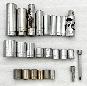 Lot of 25 Craftsman Sockets Standard Deep Swivel Extension - Bild 1 von 8